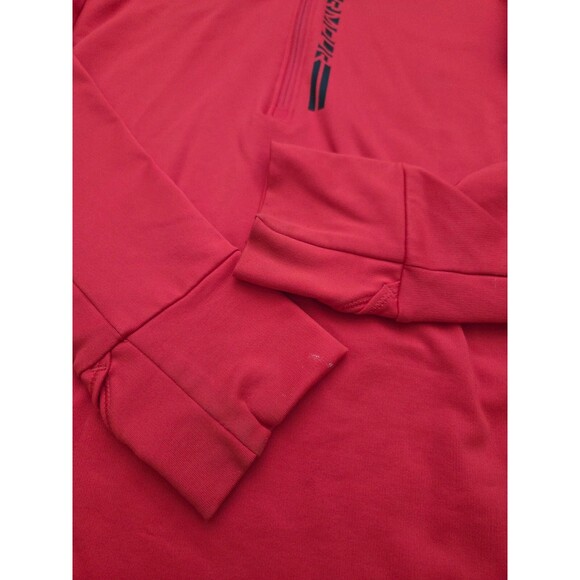 Women’s Under Armour Fitted Cold Gear Long Sleeve Red Half Zip Front Top XS - Picture 3 of 9